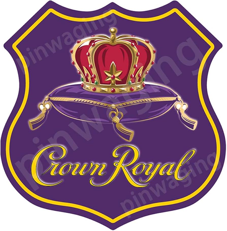 Amazon.com: Modern Tin Sign Crown Royal Purple Sign -Shield Metal